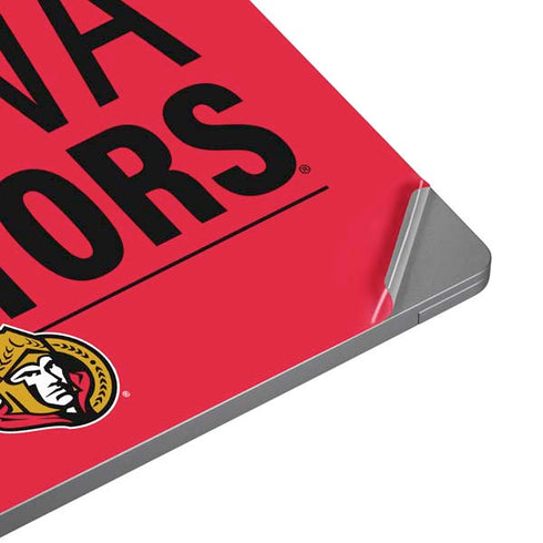 NHL Ottawa Senators Lineup Universal Laptop 12in (9.8 x 6.8in) Skin